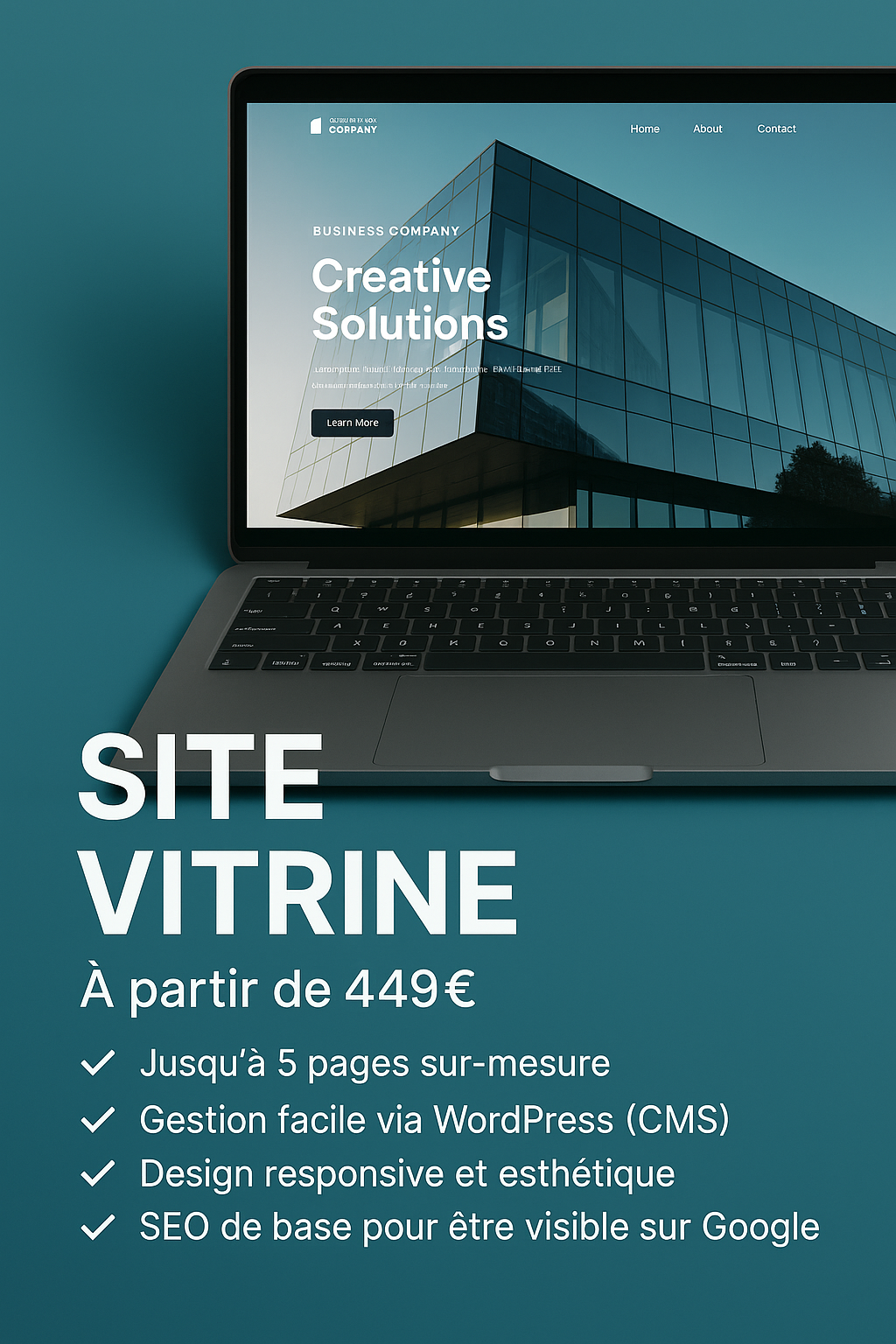 fiche technique site vitrine